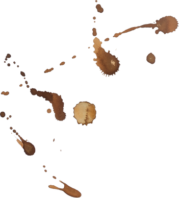 Coffee Splatter Stains